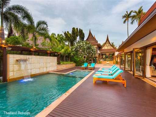 <p>Baan Tao Talay is a luxury 3-5 bedroom beachfront Samui villa located on the idyllic sands of Lipa Noi beach on the west coast of Koh Samui.&nbsp; Large landscaped gardens and outdoor relaxation areas. <span style="font-size: 10pt;"><strong>R<span style="color: #000080;">educed rates for 3 or 4 bedroom occupancy with exclusive use of the villa&nbsp;</span></strong></span></p>
