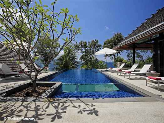 Villa Leelavadee is located on a private headland in Kamala. The villa offers a great retreat for families and friends with a sauna, gym, games room and home theatre