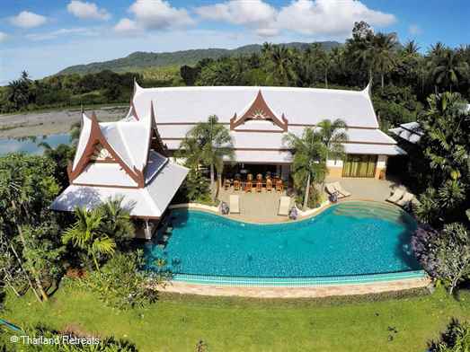 <p>Villa Saifon 2 is spacious 5 bedroom Thai style self catering villa with a beautiful backdrop of Krabi's signature limestone mountains and features a super 19m swimming pool. Just a short drive from the shops restaurants and beaches of Ao Nang. The villa is staffed with a chef service available on request.</p>
