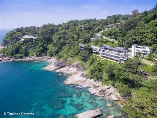 <p><span>The Aquila Villa is a modern Asian oceanfront retreat on Millionaires's Mile with stunning views over the Andaman Sea. The full service 12 bedroom luxury villa is spread over almost 3 acres of tropical landscape with 165 meters of water frontage and magnificently blends with the green and rugged natural beauty of the surrounding environment&nbsp;</span></p>