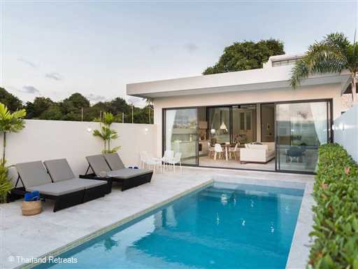 <p>Villa Saam at Skye Beach Villas is an elegant contemporary design 2 bedroom villa with private pool steps away from a soft sand beach and conveniently located on the north east coast of Koh Samui. Being one of 4 similar villas the services are on par with staying at a 4/5 star hotel.</p>