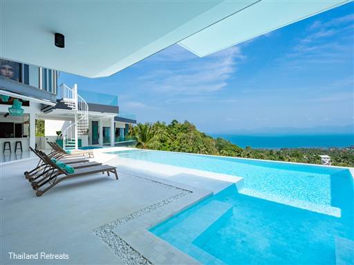 <p>Villa Murano is a luxury 9 bedroom all ensuite villa located in the north west of Koh Samui offering stunning ocean views and features 2 swimming pools, a cinema, a gym and is just a short 5min drive to the nearest beach and restaurants.</p>