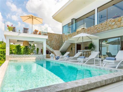 <p><span>Villa Amalie is a newly built 5 bedroom sea view villa located on the exclusive Bophut hillside in Koh Samui. The villa features a 9m x 4m saltwater infinity pool and spacious living areas just 5 minutes drive from Fisherman&rsquo;s Village and approximately 10 minutes from the airport.</span></p>
